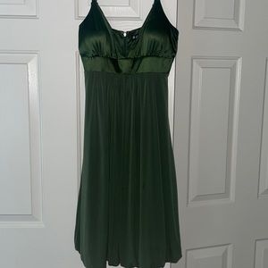 BCBG Paris Green Knee Length Dress